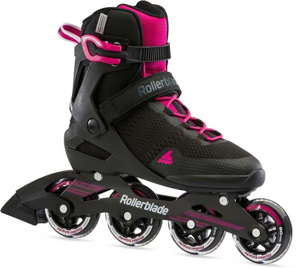 Rollerblade Sirio 80 W Inliner Rulleskøjte Sort/Raspberry