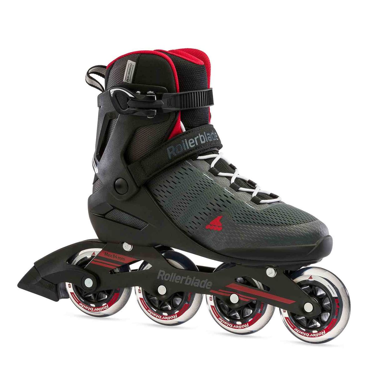 Rollerblade Spark 84 Dark Grey/Red 38