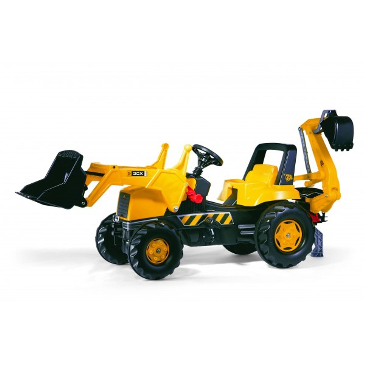 Rolly Junior JCB Traktor m. Frontskovl og rendegraver