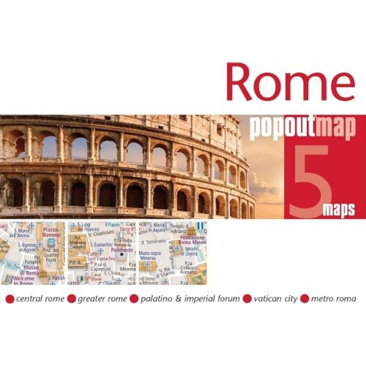 Rome Popout Map - Popout Map - English Book