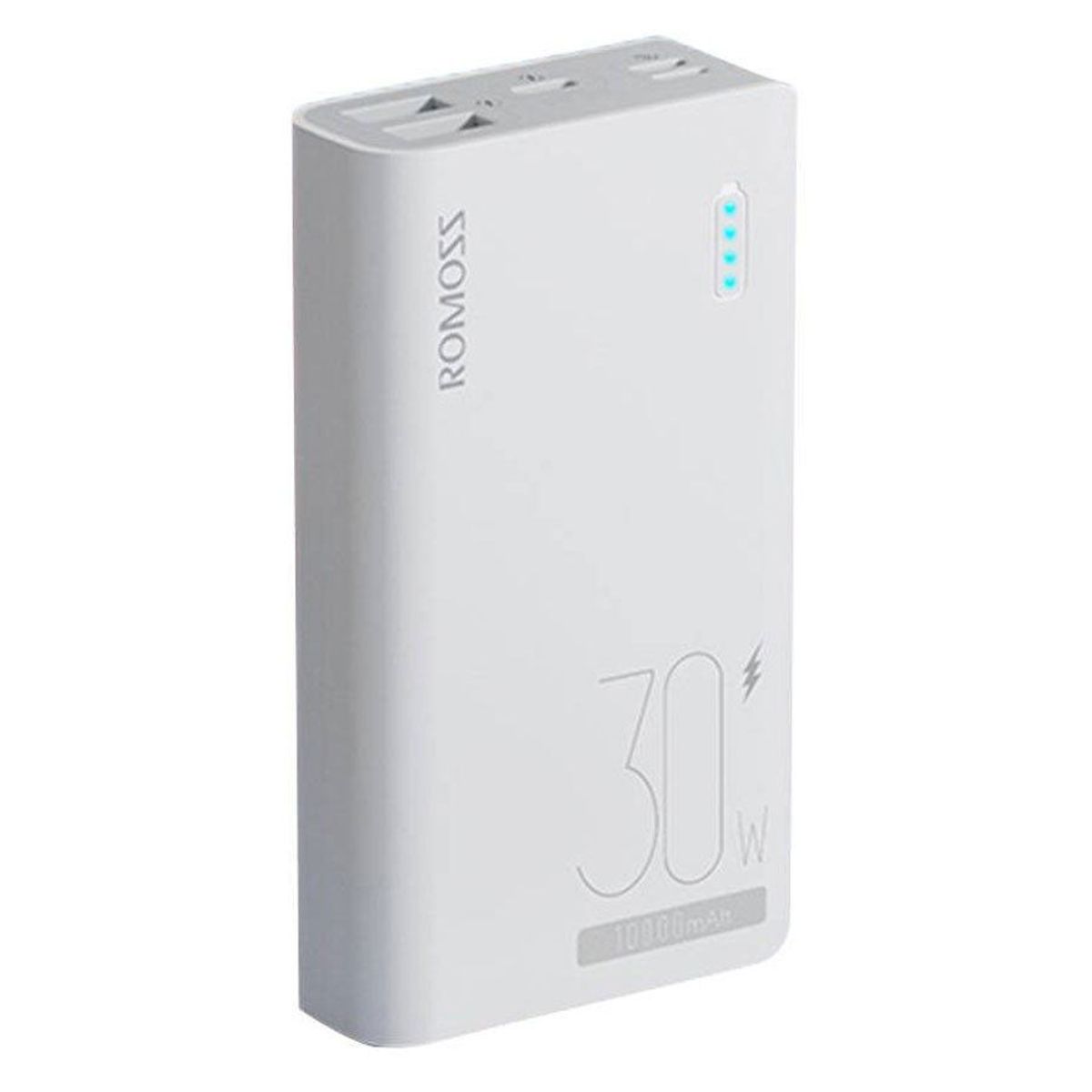 Romoss Sense 4S Pro 10000mAh Powerbank, Hvid