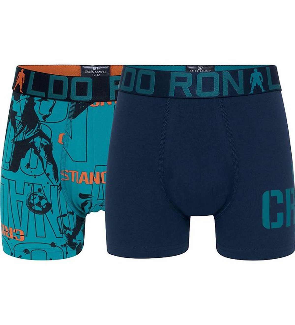 Ronaldo Boxershorts - 2-pak - Blå/Orange