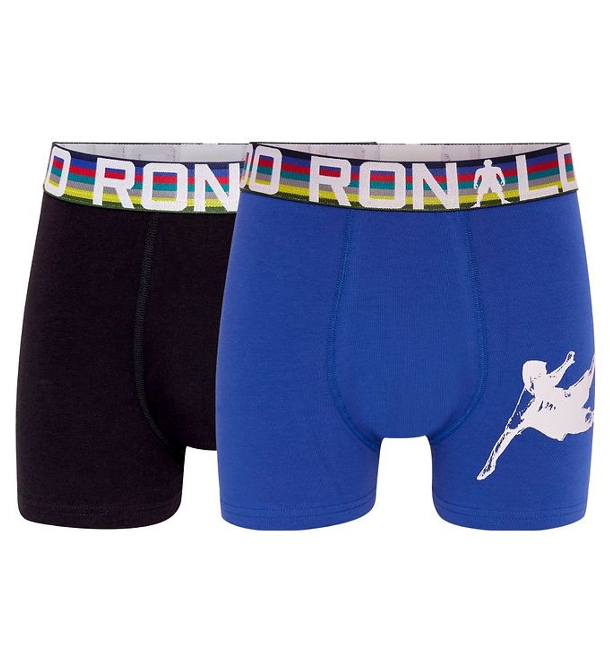 Ronaldo Boxershorts - 2-pak - Blå/Sort