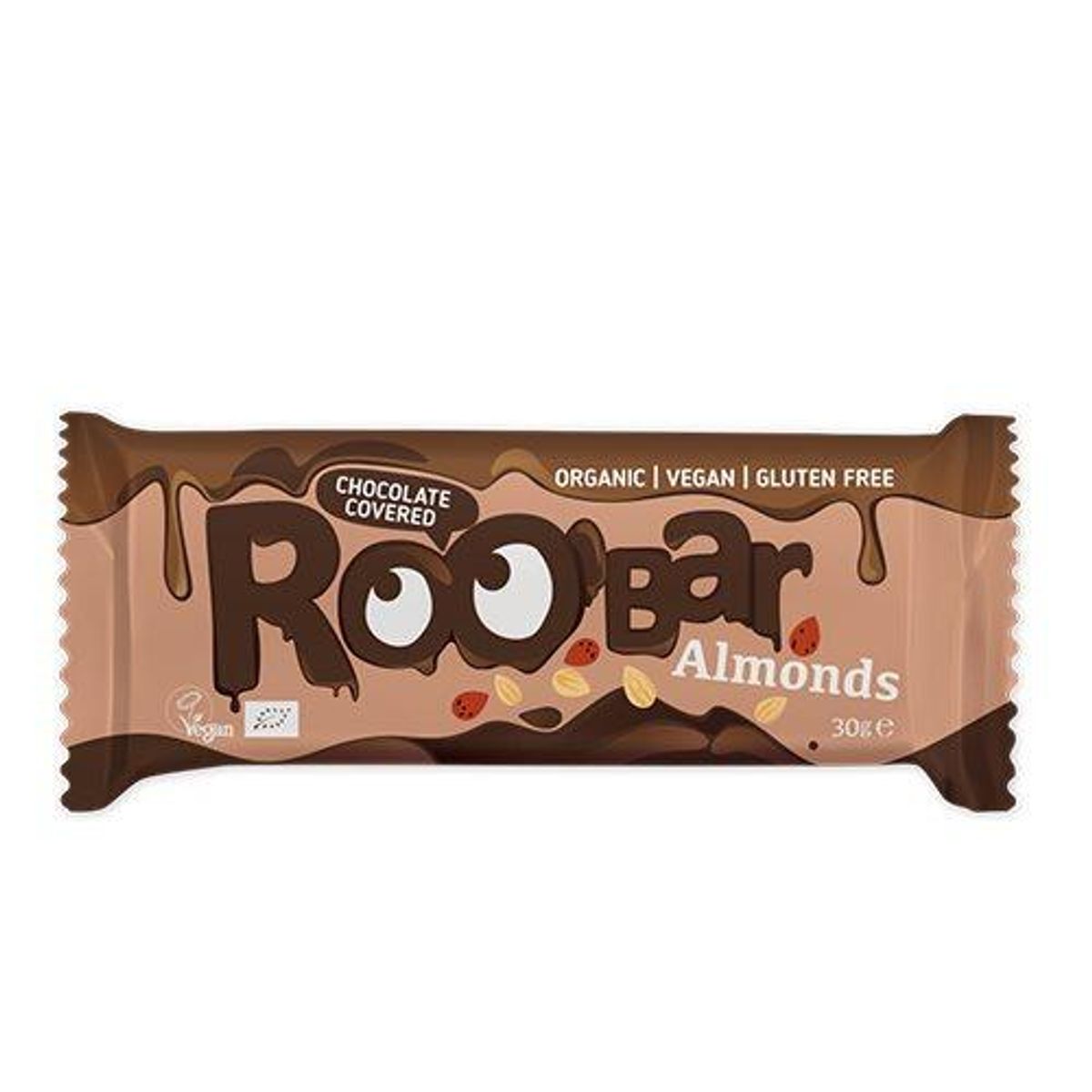 Roobar Choko Mandel Ø, 30g