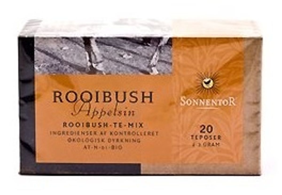 Rooibosh Appelsin te Sonnentor Ø 20br.