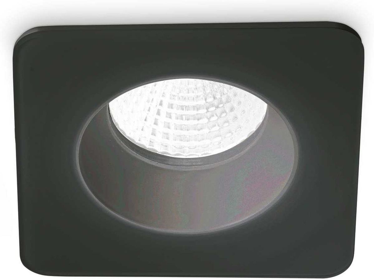 Room-65, Indbygningslampe, 8W, LED, sort, aluminium, metal, L100xH50xB83mm