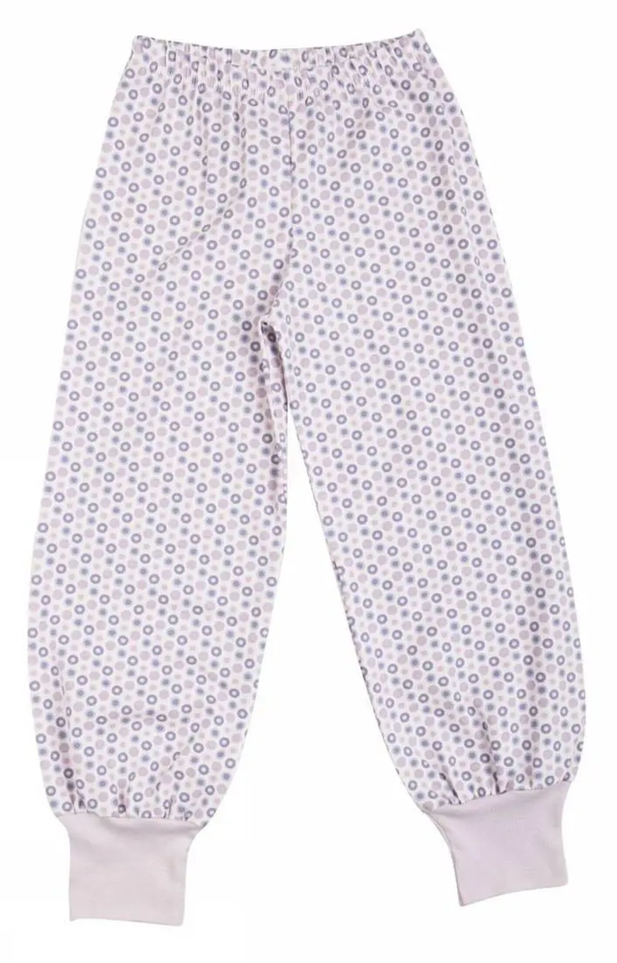 Rosa pyjamas sæt med mikro æbleprint