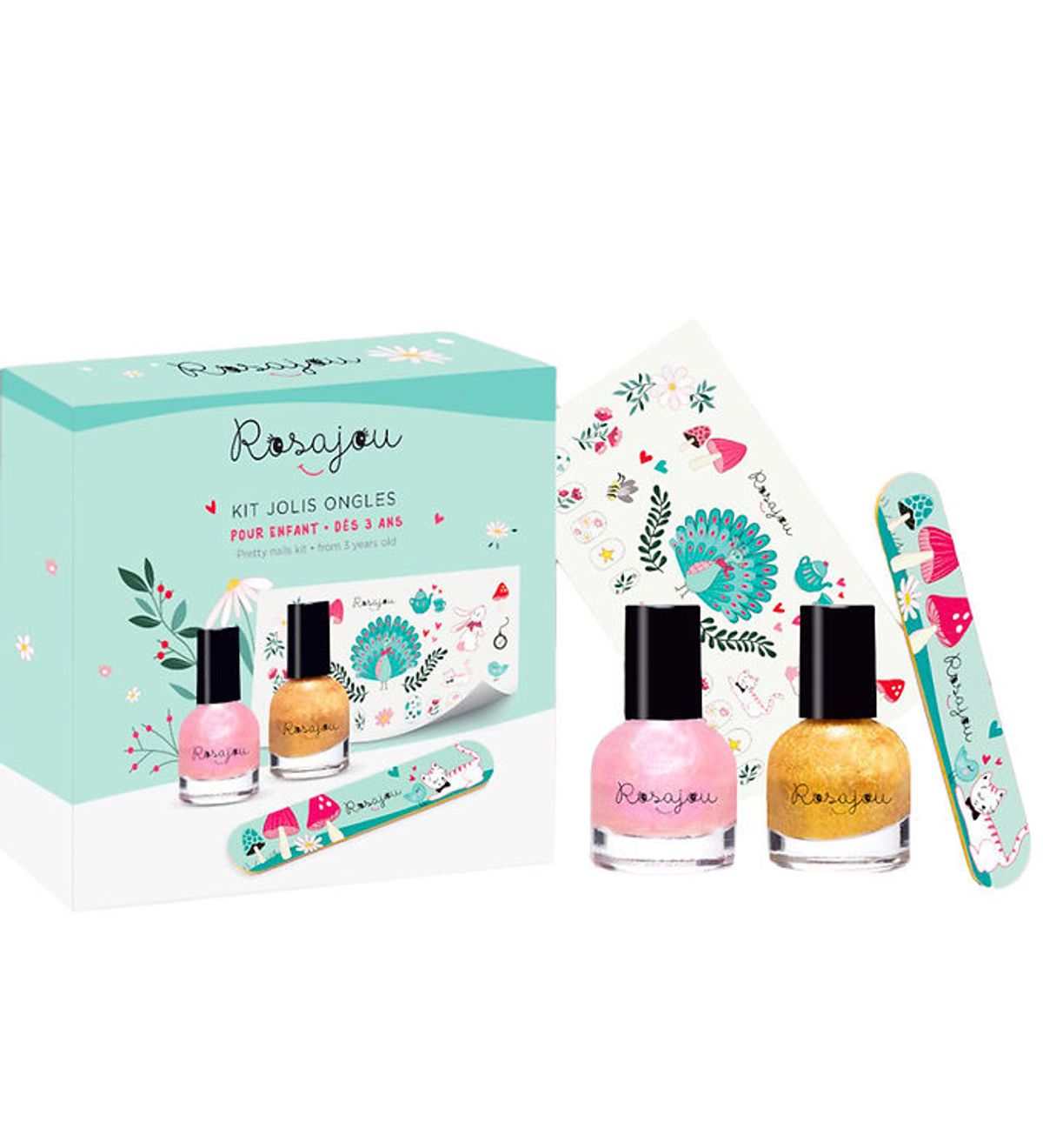 Rosajou Neglesæt - Pretty Nails Kit - Magic/Chéri