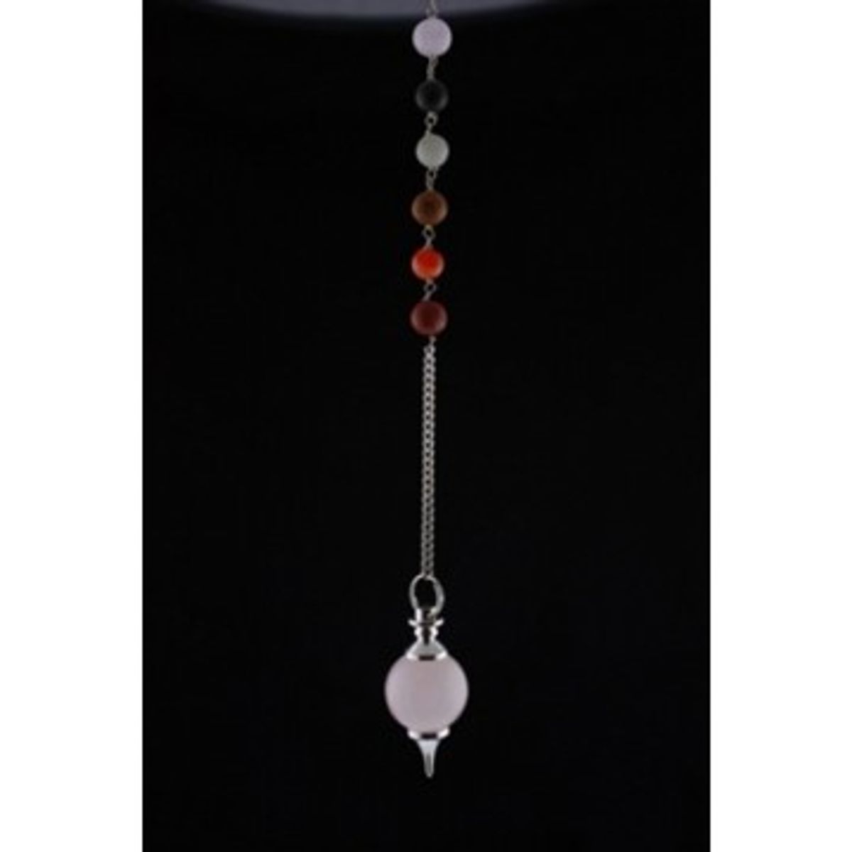 Rosakvart pendul med Chakra - Penduler - GodKarmaShop