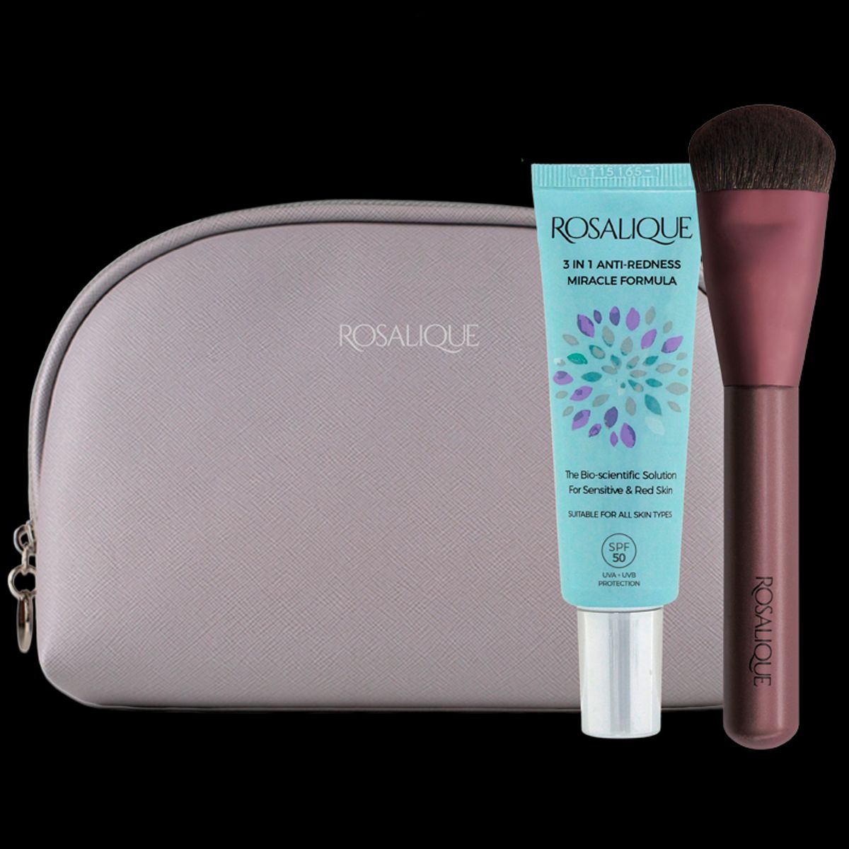 Rosalique Toilettaske Inkl. 1 stk. Rosalique + 1 stk. Miracle Foundation Brush (1 stk)