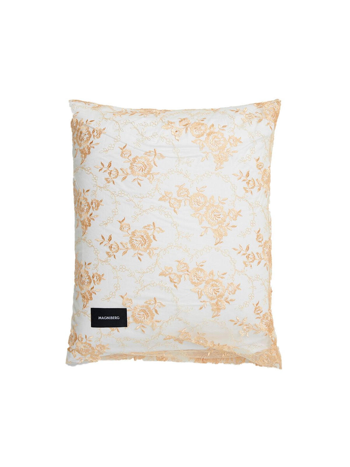 Rose Lace Pillow Cover Single fra Magniberg (Apricot, 50 x 70 cm)