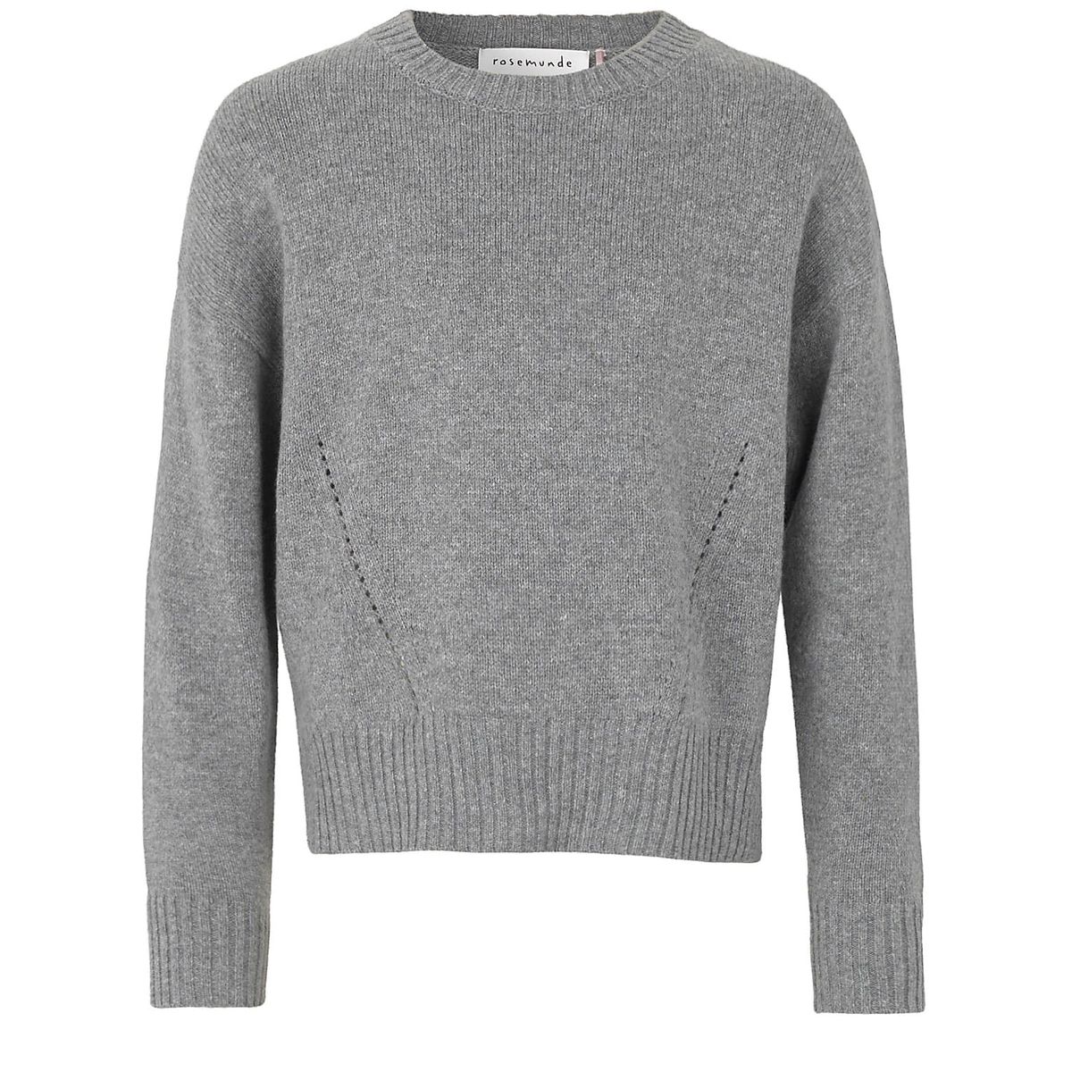 Rosemunde pullover, grey - 152 - 12år