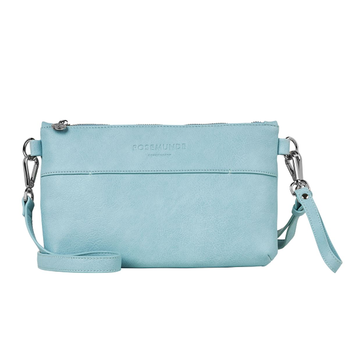 Rosemunde RBAndora Combi Clutch Pastel Blue/Silver B0144-6681