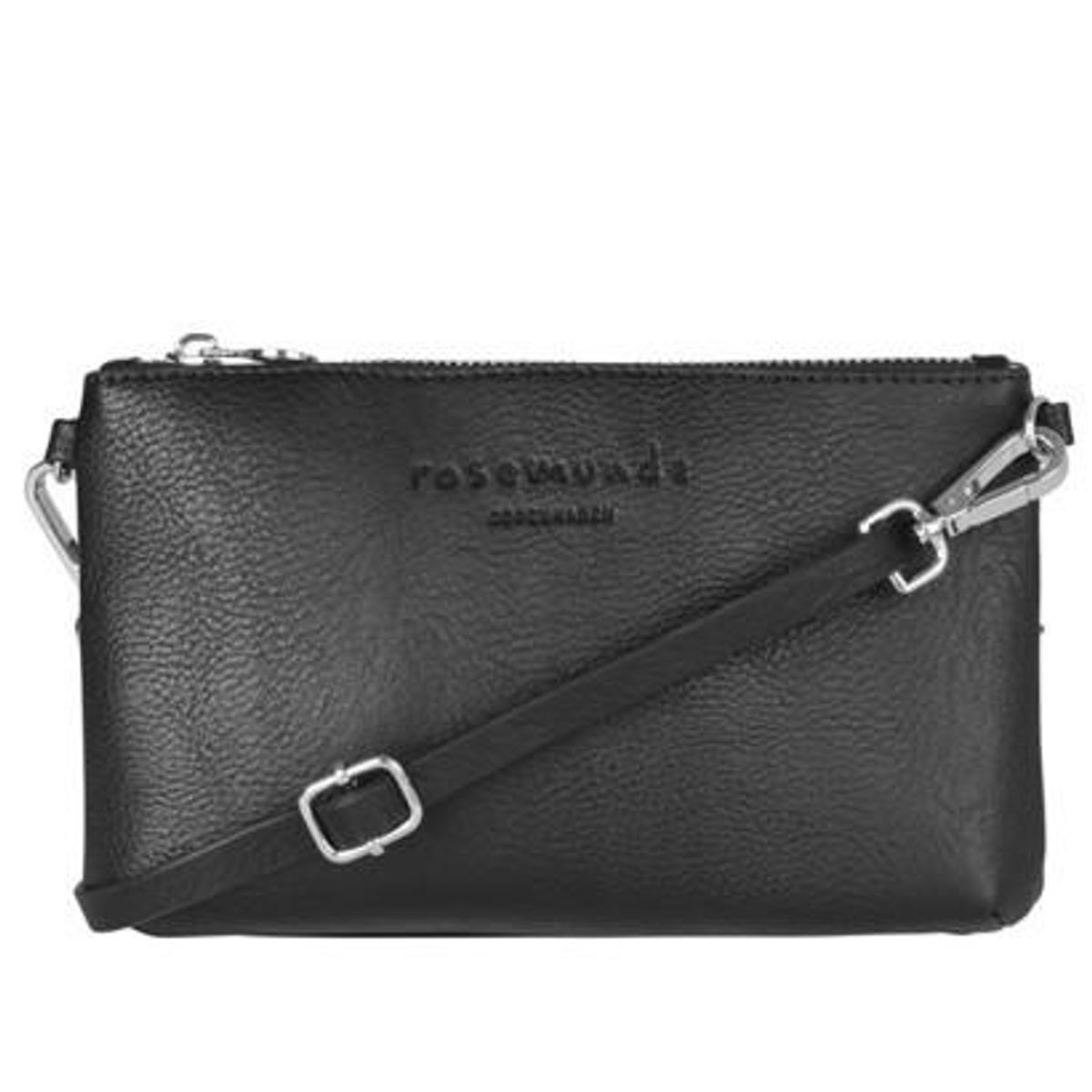 Rosemunde RBAndora Lille Combi Clutch Sort/Sølv B0222-6090