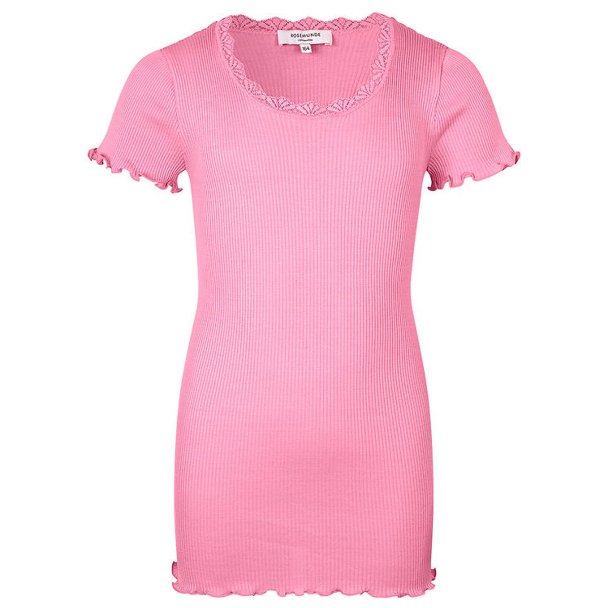 Rosemunde T-Shirt - Silke/Bomuld - Dolly Pink