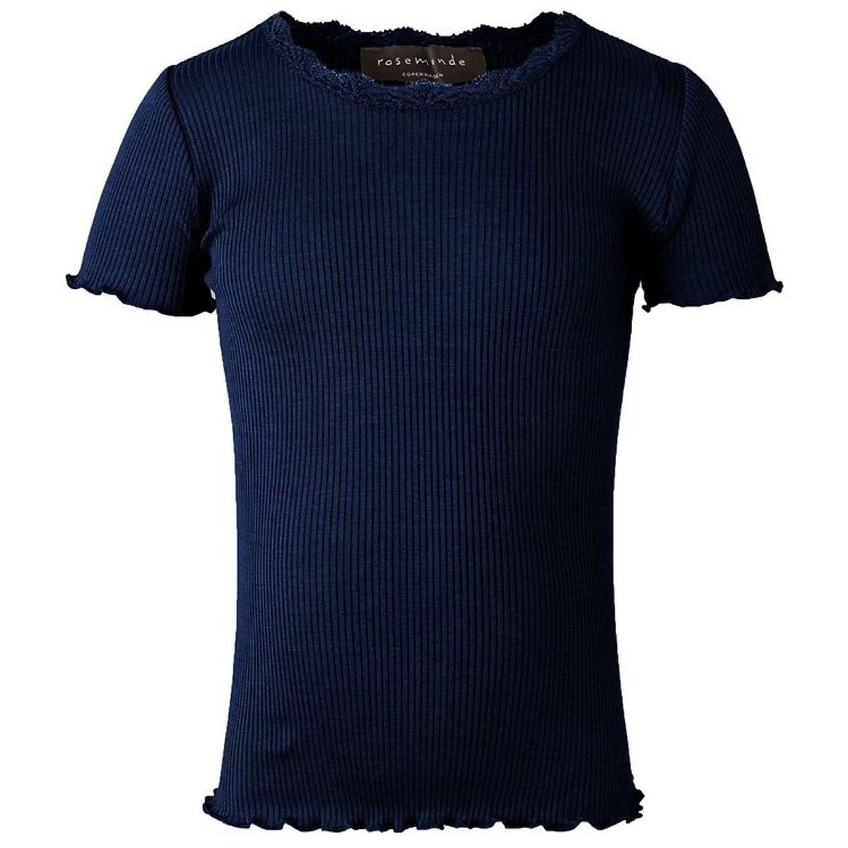 Rosemunde T-shirt - Silke/Bomuld - Navy