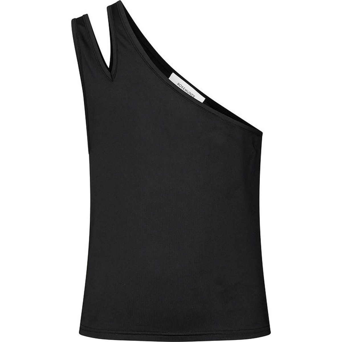 Rosemunde Top - One Shoulder - Sort