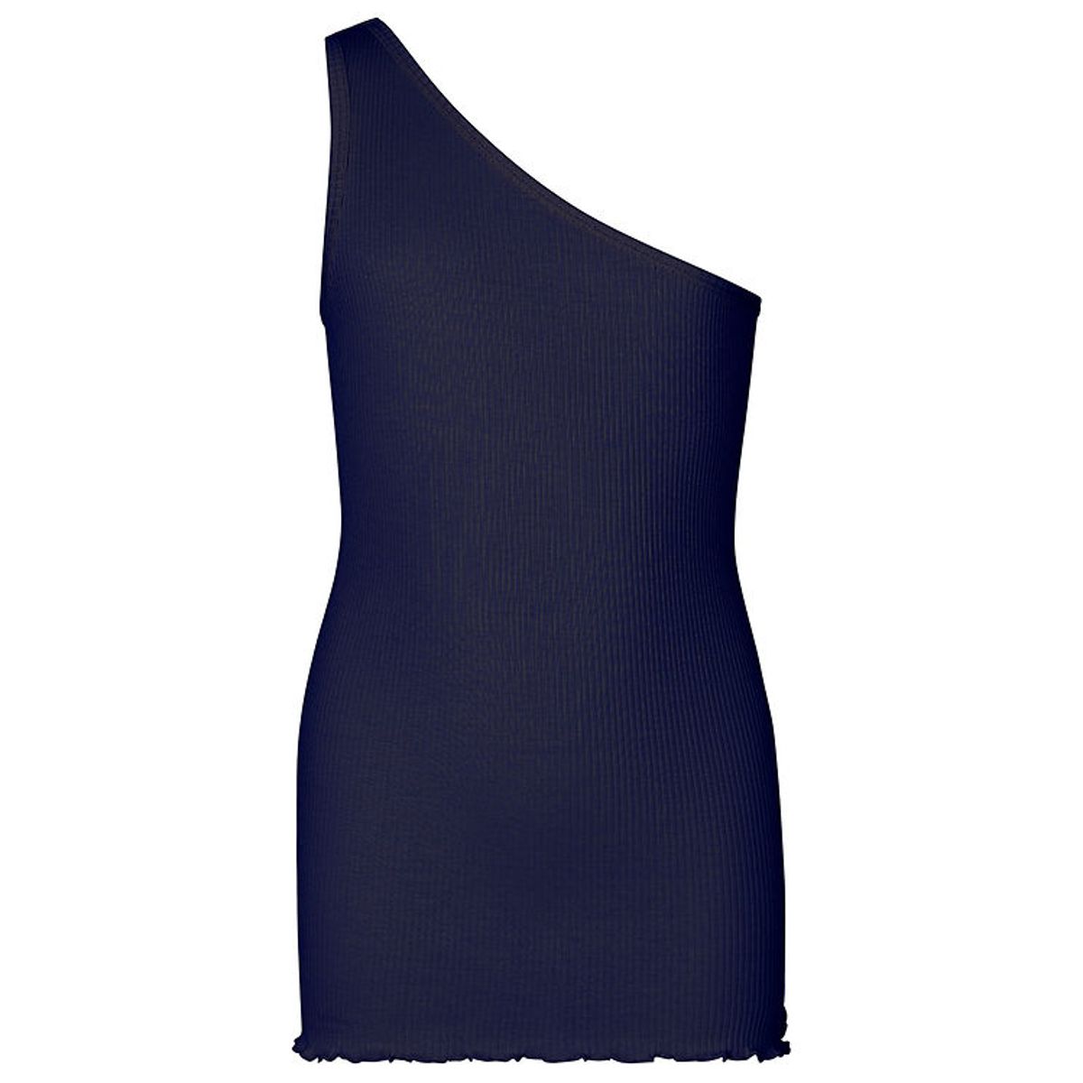 Rosemunde Top - Rib - One Shoulder - Navy