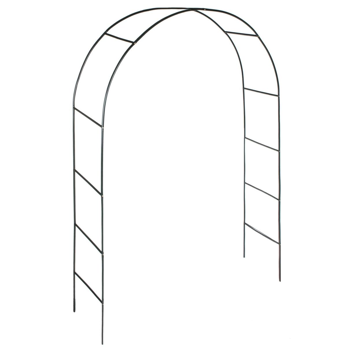 Rosenbue - Sæt med 2 stk., 240x140x36cm, Selvstående, Stabil, Metal - Til Klatreplanter, Have, Balkon, Bryllupper.