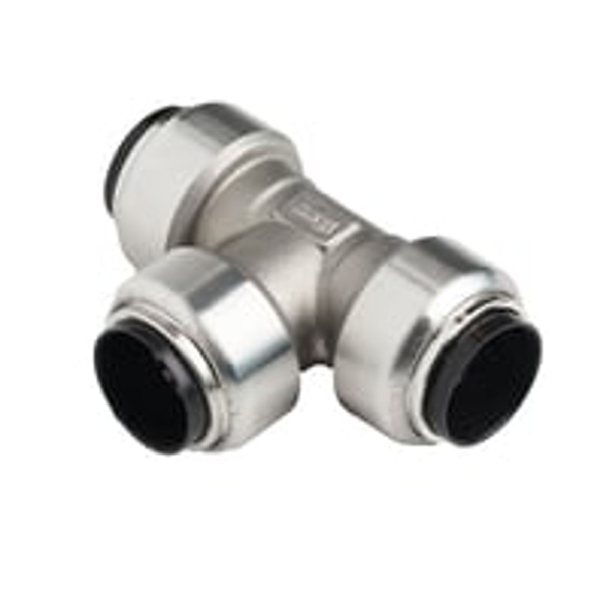 Roth tee 22 mm, indstikfittings i rustfri stl