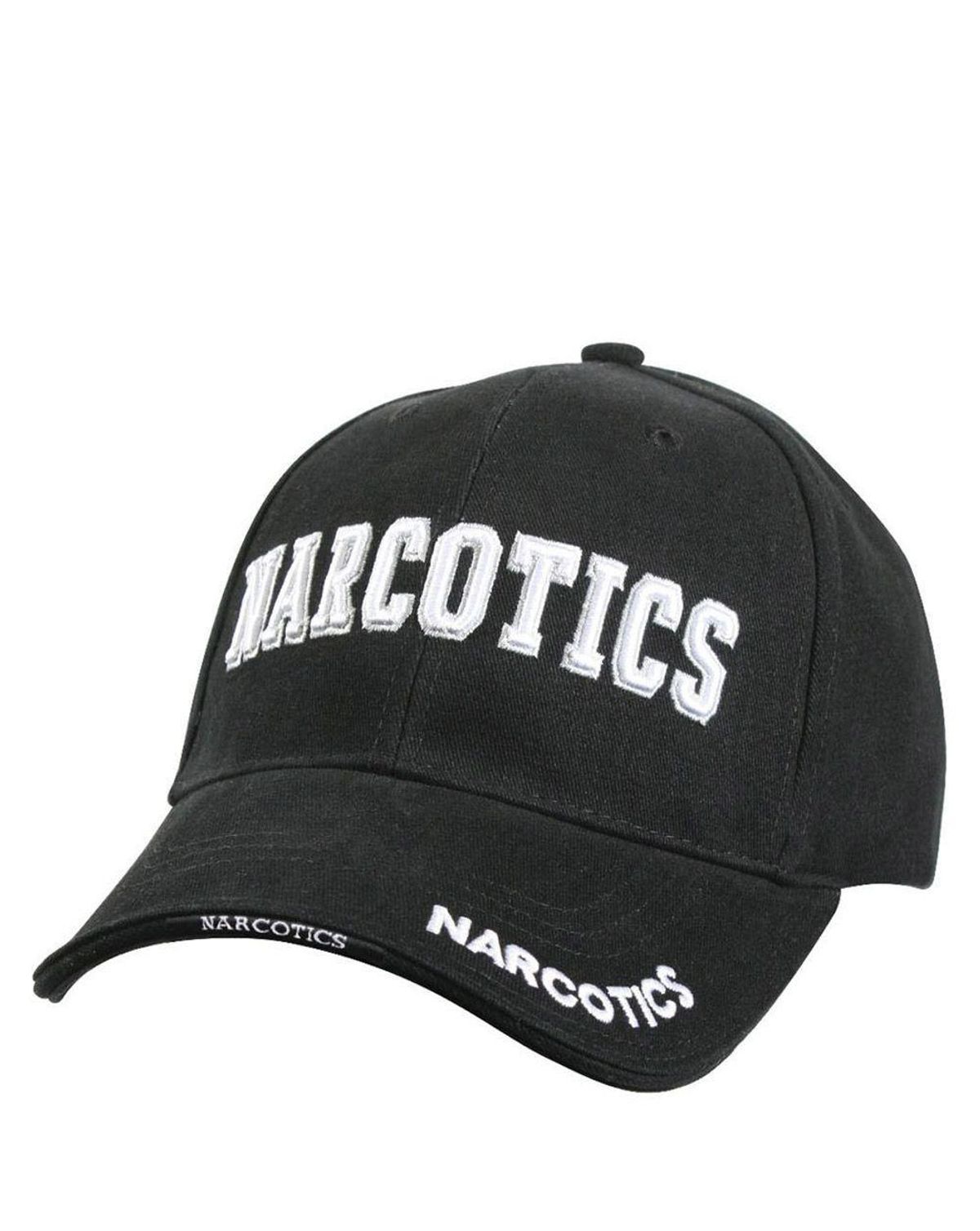 Rothco Broderet Cap - POLICE Style Sort / Narcotics