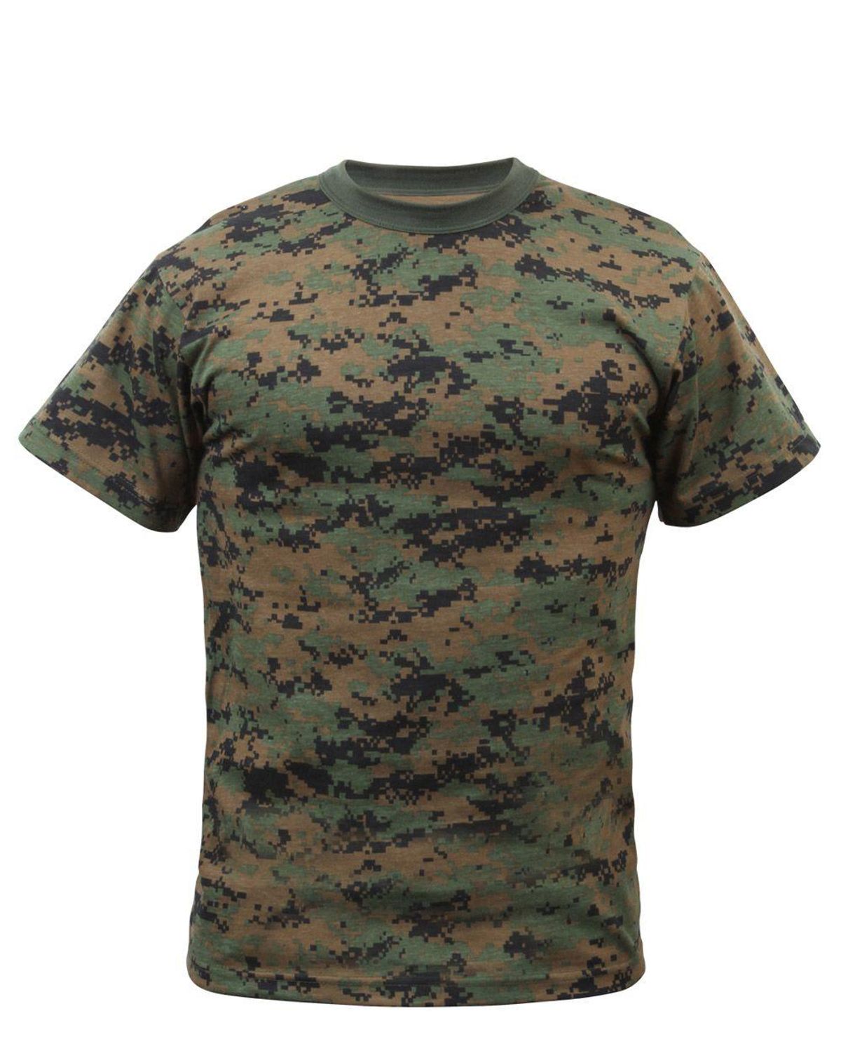 Rothco Camouflage T-Shirts Børn Digital woodland