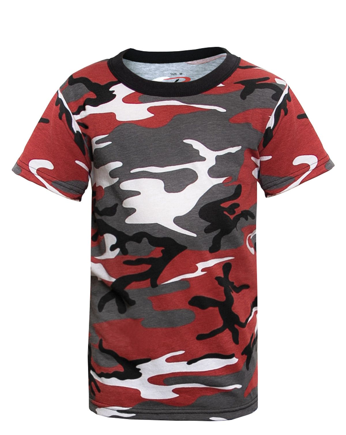 Rothco Camouflage T-Shirts Børn Rød Urban camo