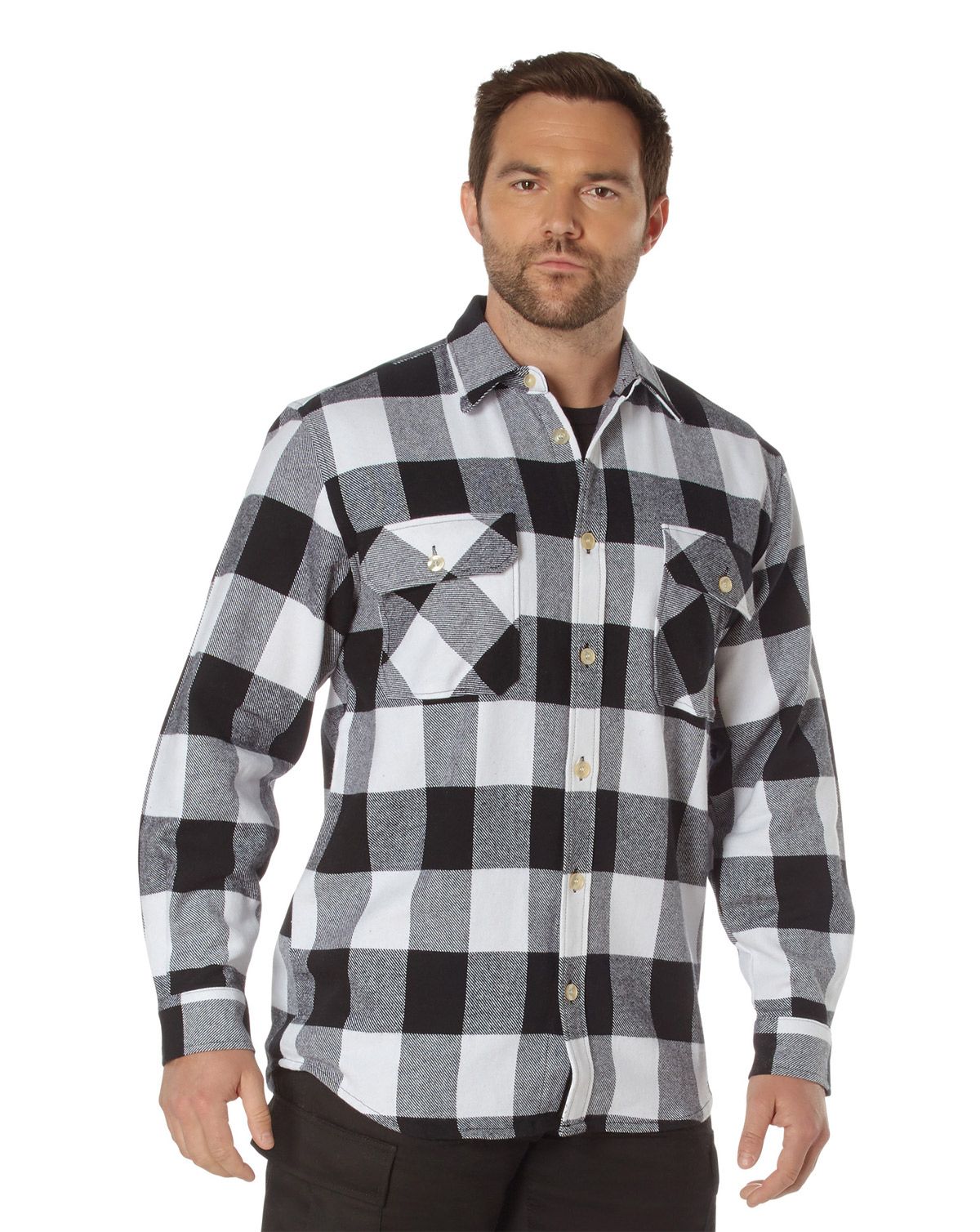 Rothco Classic lumberjack shirt White