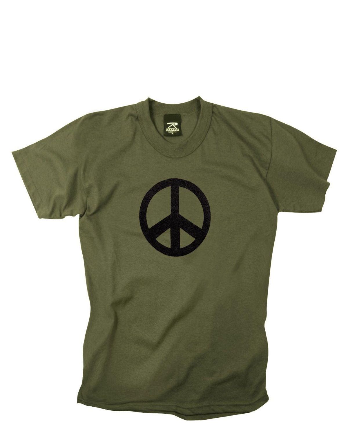 Rothco Classic must-have T-shirts Olive w. Peace