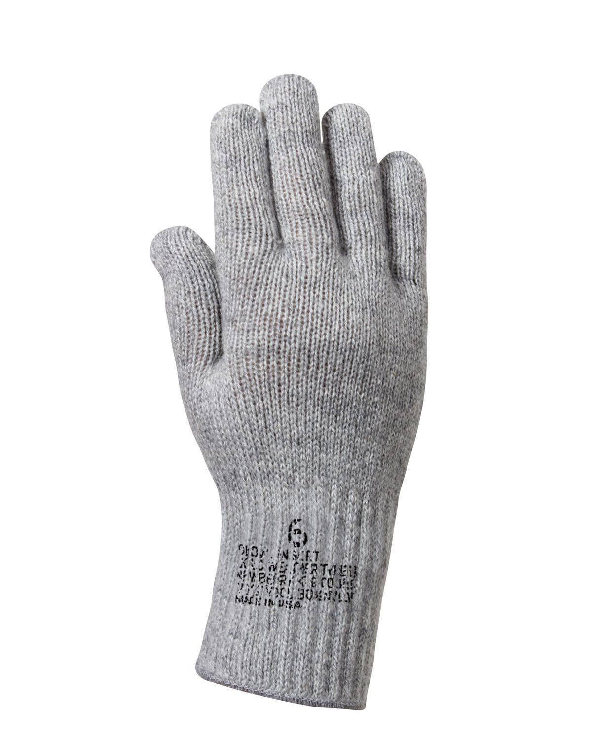 Rothco G.I. Wool Gloves Grey