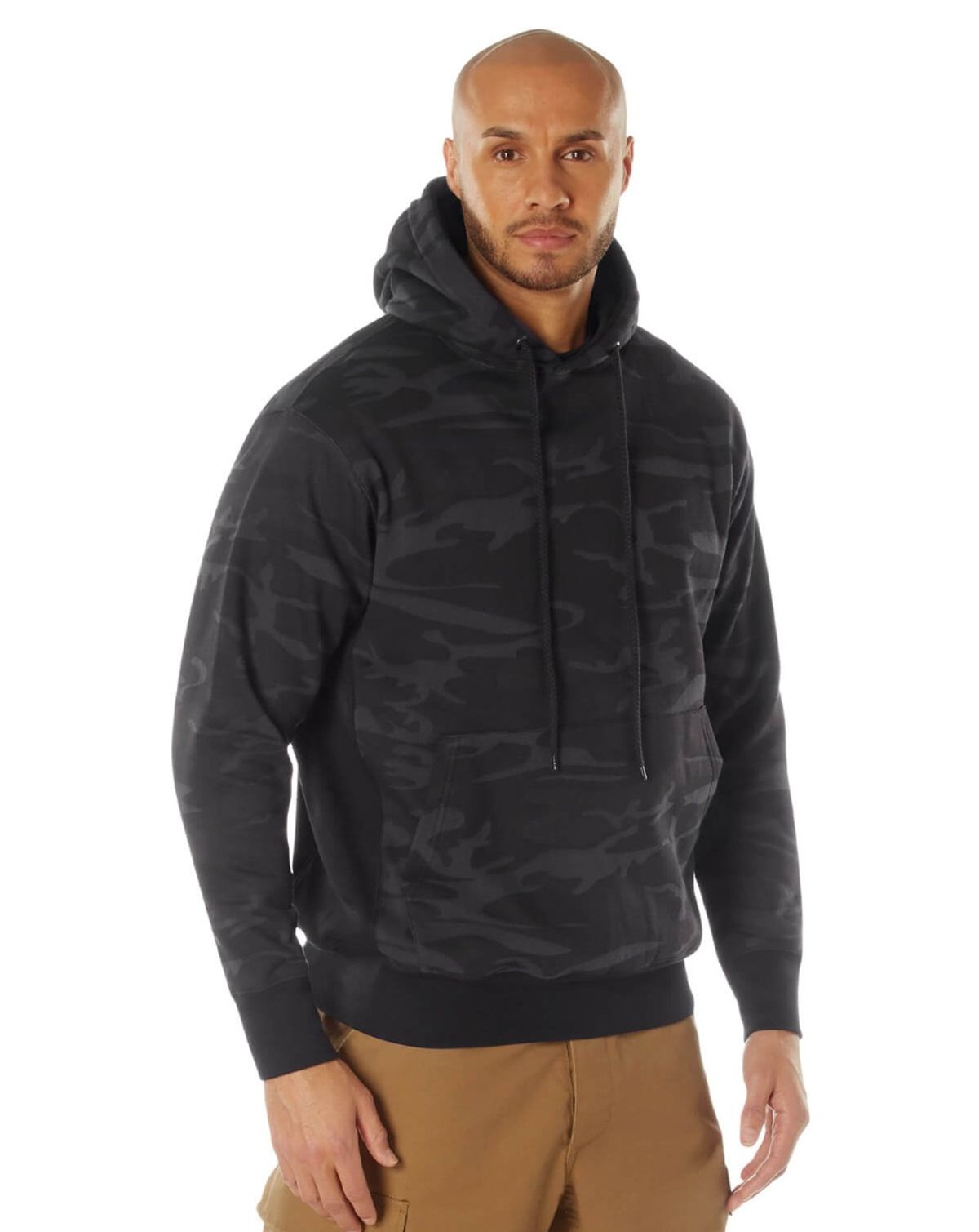 Rothco Hverdags Hoodie Midnight Black Camo