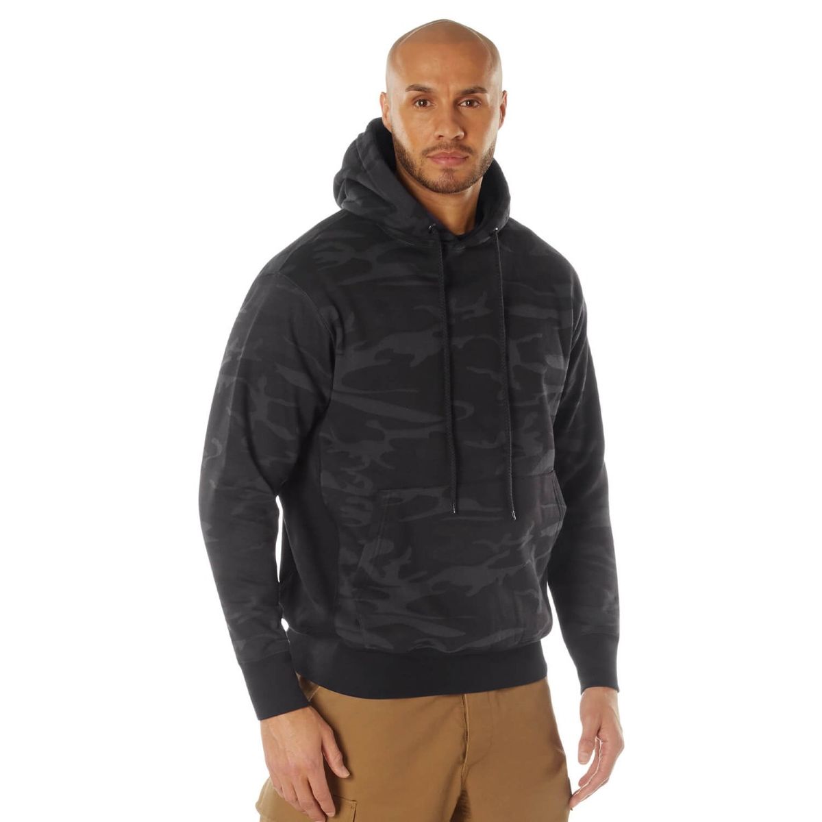 Rothco Hverdags Hoodie Midnight Black Camo