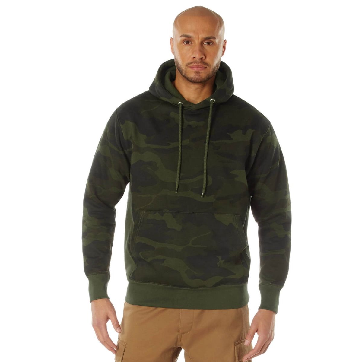 Rothco Hverdags Hoodie Midnight Woodland Camo