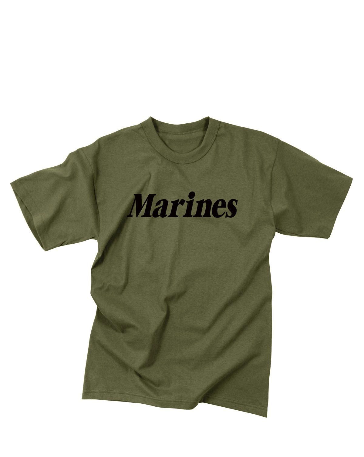 Rothco Klassisk T-Shirt m. Tryk Børn Marines