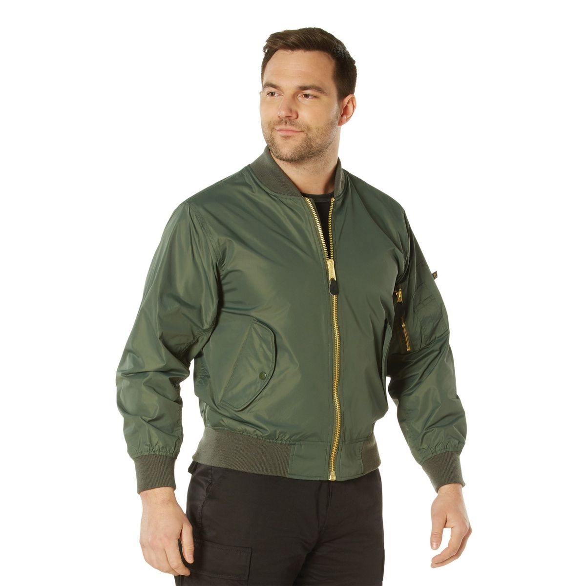 Rothco Lightweight MA-1 Flight Jacket Olive