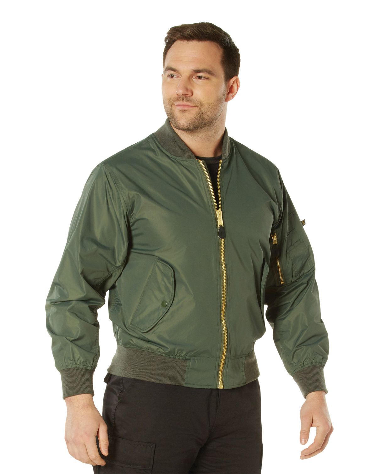 Rothco Lightweight MA-1 Flight Jacket Olive