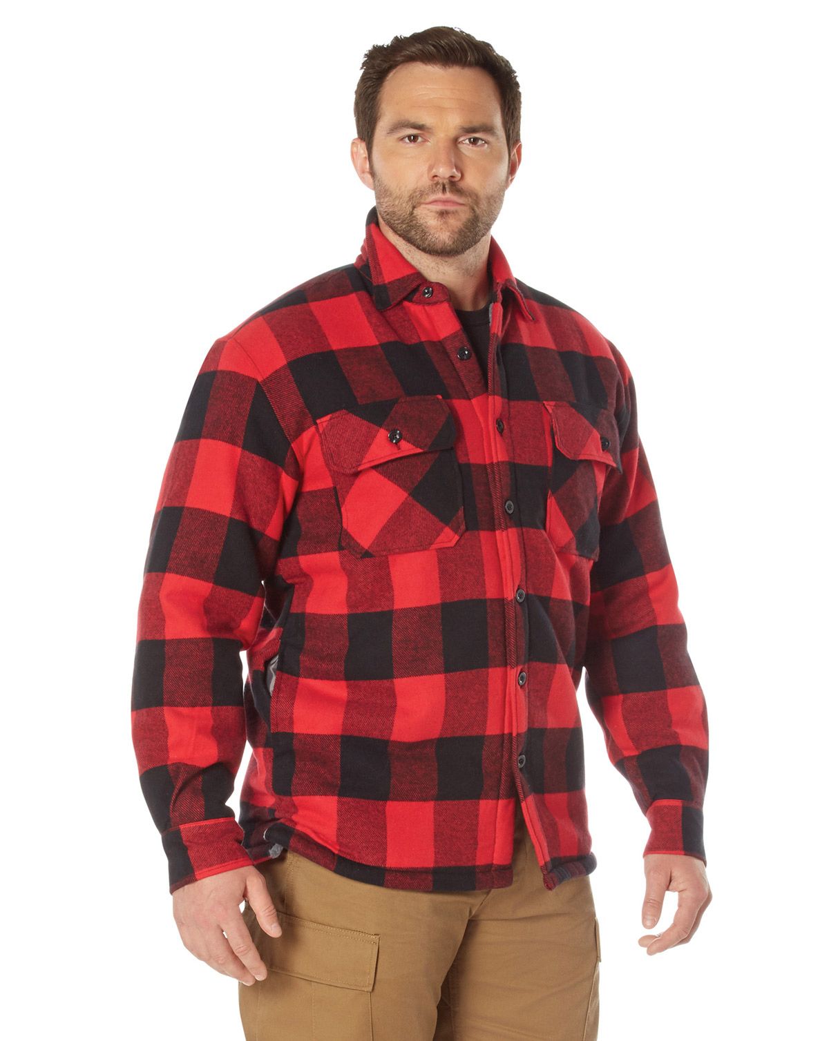 Rothco Lined lumberjack shirt/jacket Red