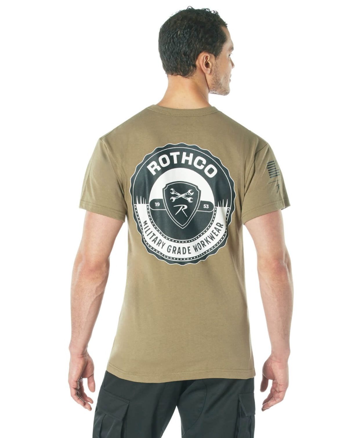 Rothco Military Grade Workwear Bottle Cap T-Shirt Coyote Brun