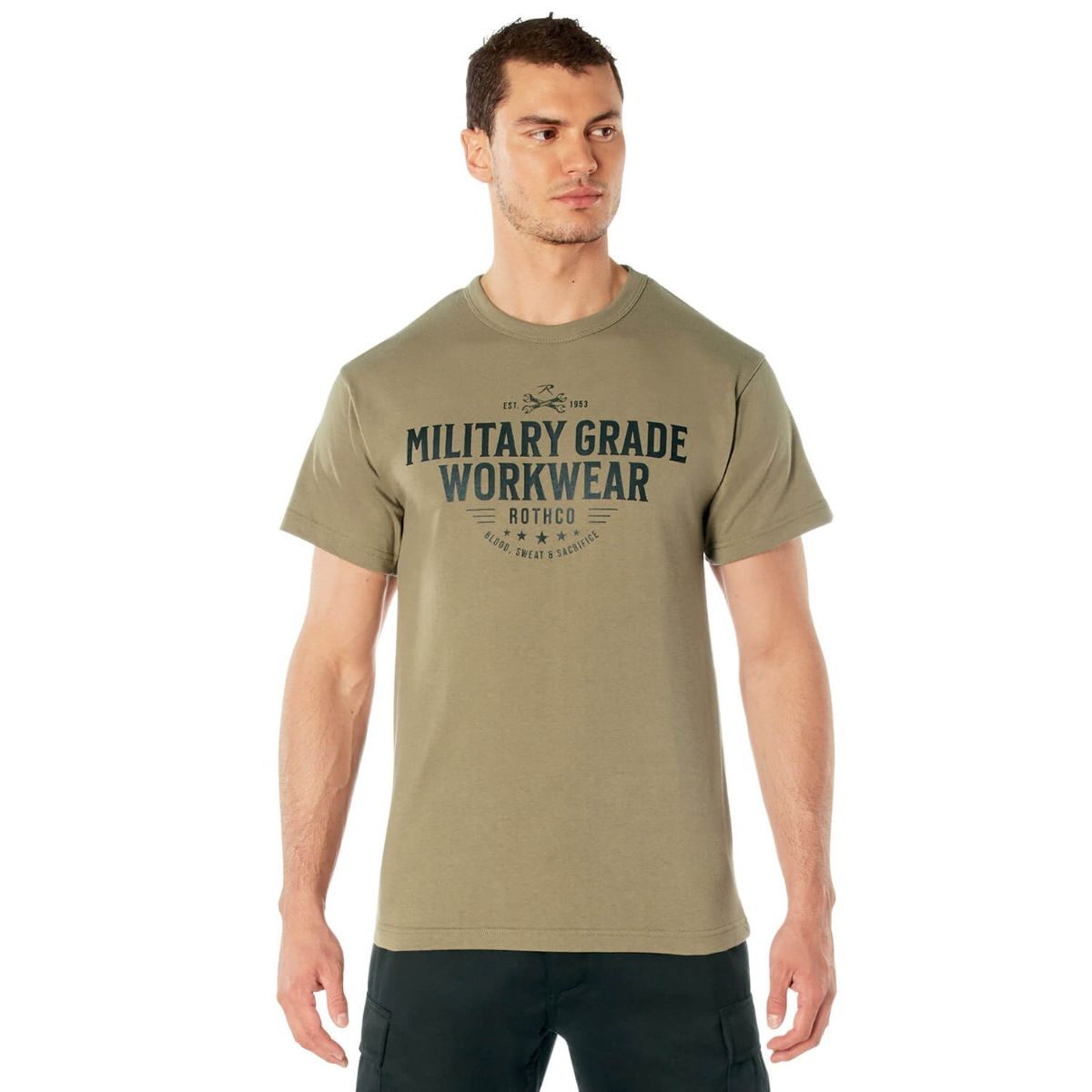 Rothco Military Grade Workwear T-Shirt Coyote Brun