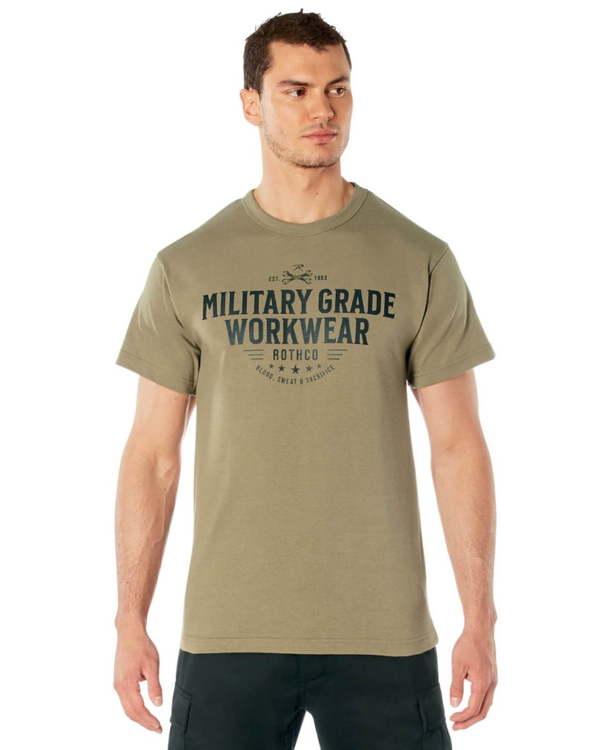 Rothco Military Grade Workwear T-Shirt Coyote Brun