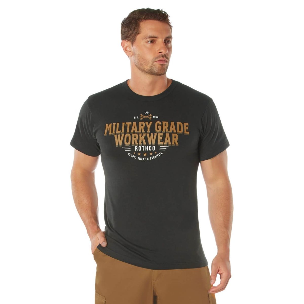 Rothco Military Grade Workwear T-Shirt Sort