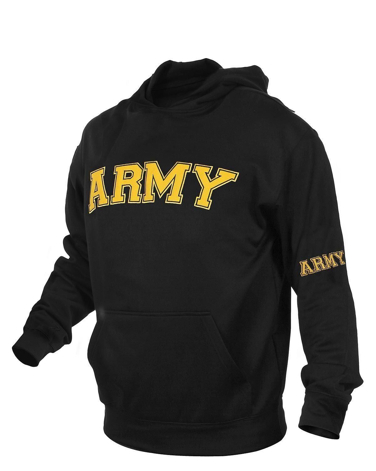 Rothco Militær Hoodie m. brodering Army