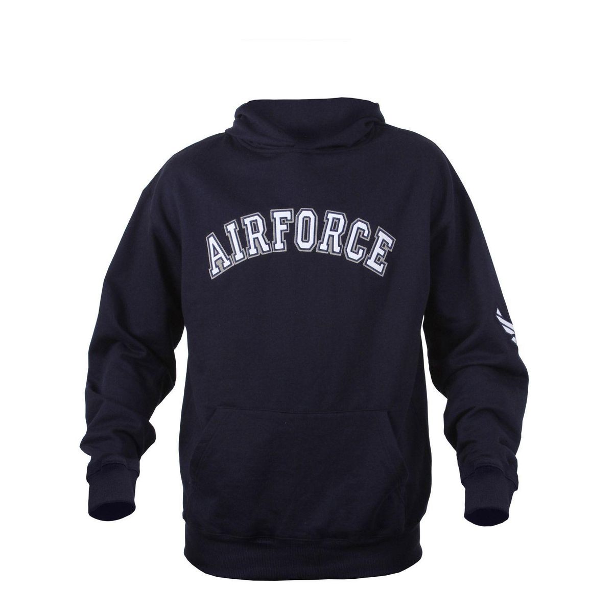 Rothco Militær Hoodie m. brodering Mørk Blå / Airforce