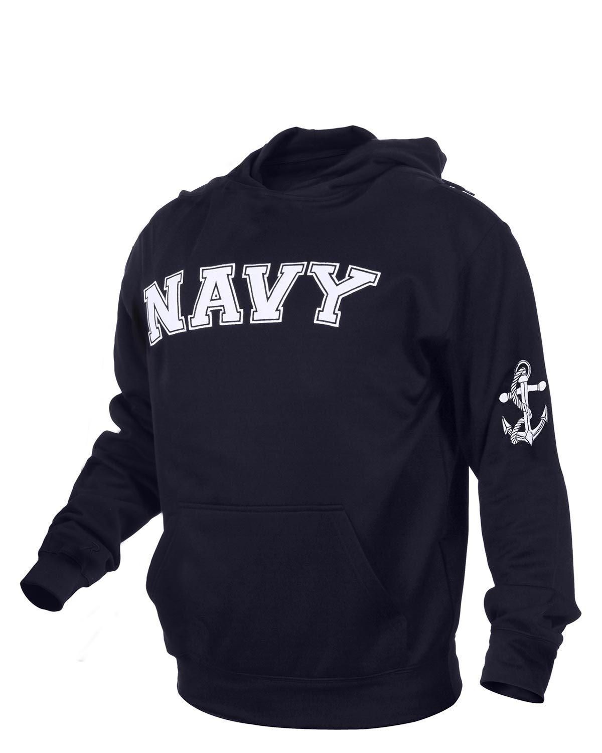 Rothco Militær Hoodie m. brodering Navy