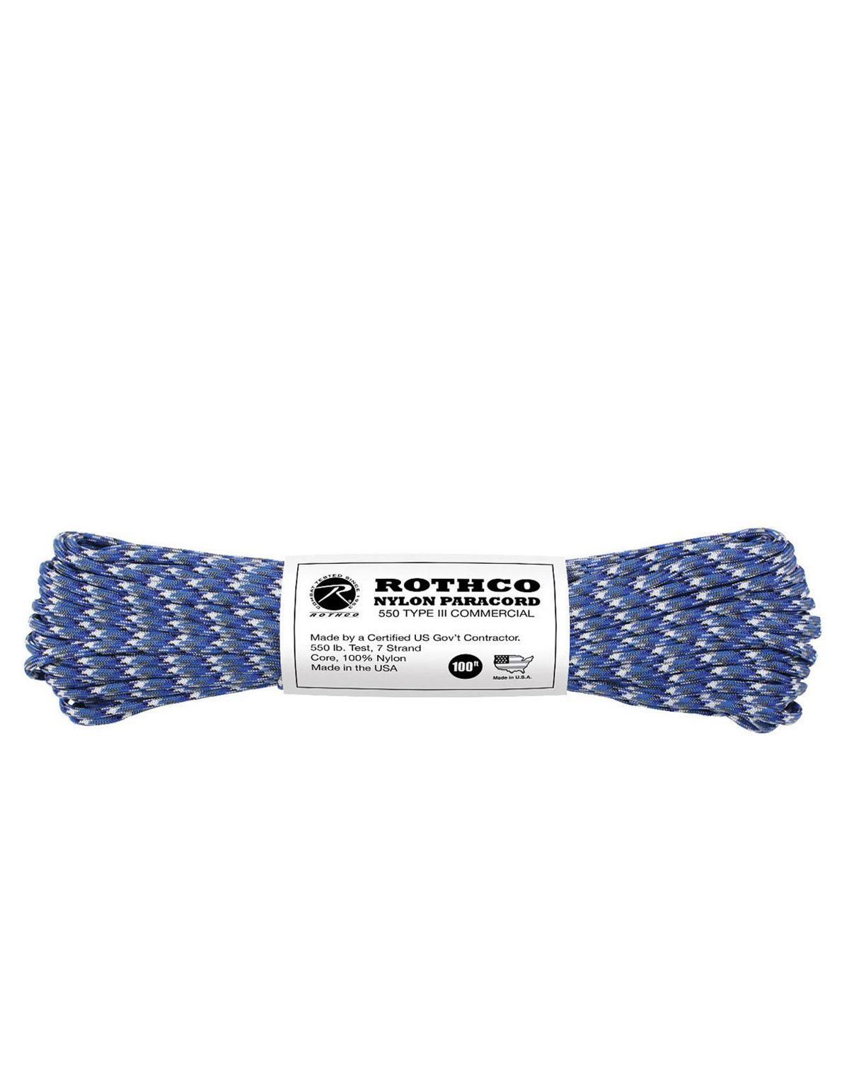 Rothco Paracord Nylon 30m Blå camo