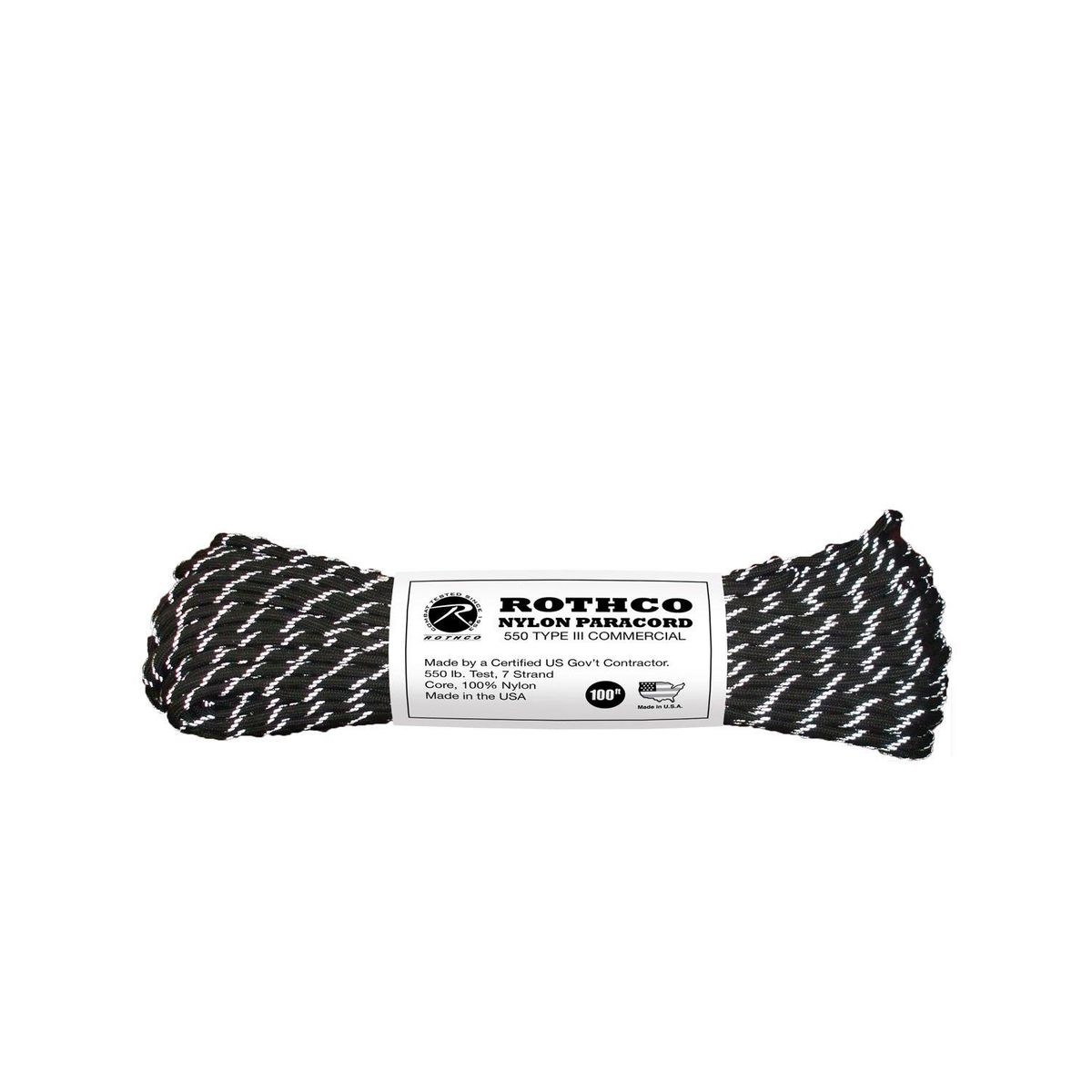 Rothco Paracord Nylon 30m Lysreflekterende