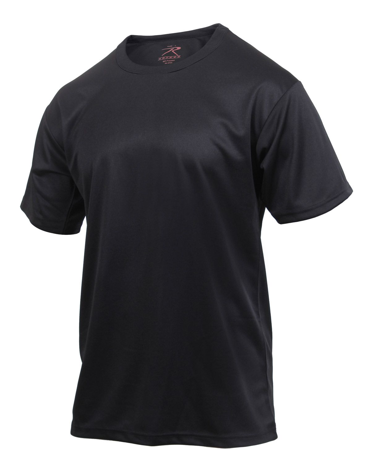 Rothco Quick Dry Moisture Wicking T-Shirt Black