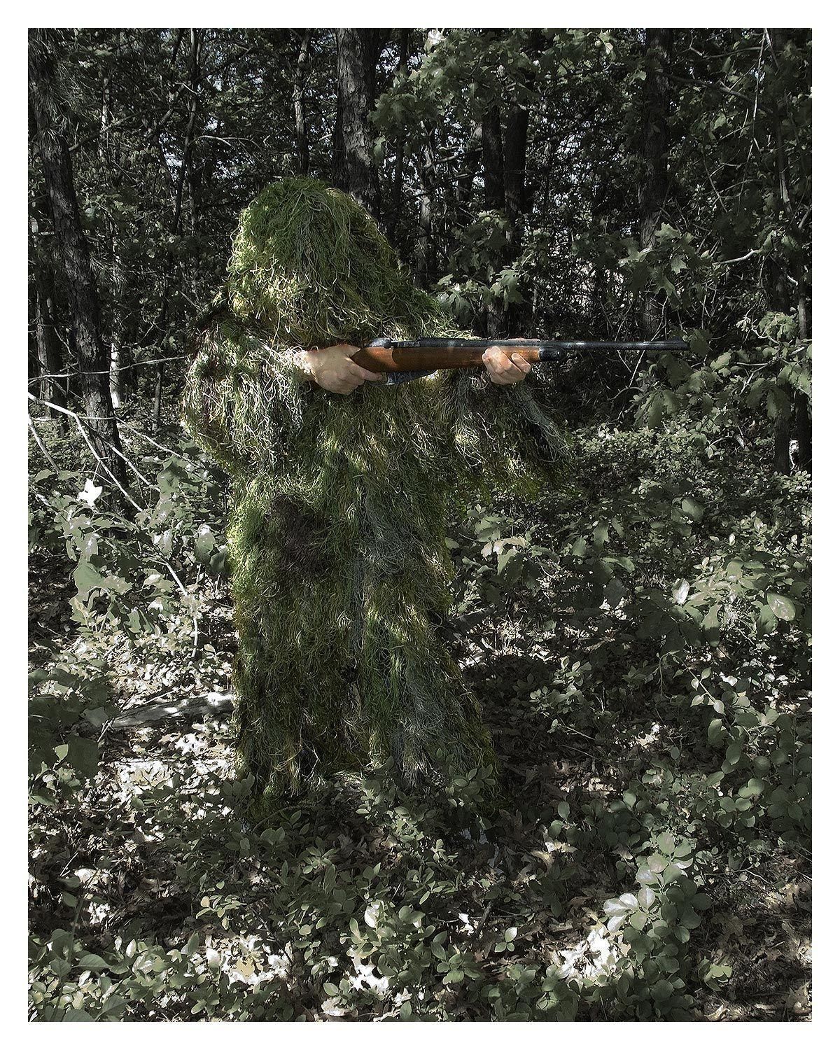 Rothco Sløringssæt/Ghillie Suit - Letvægt Woodland