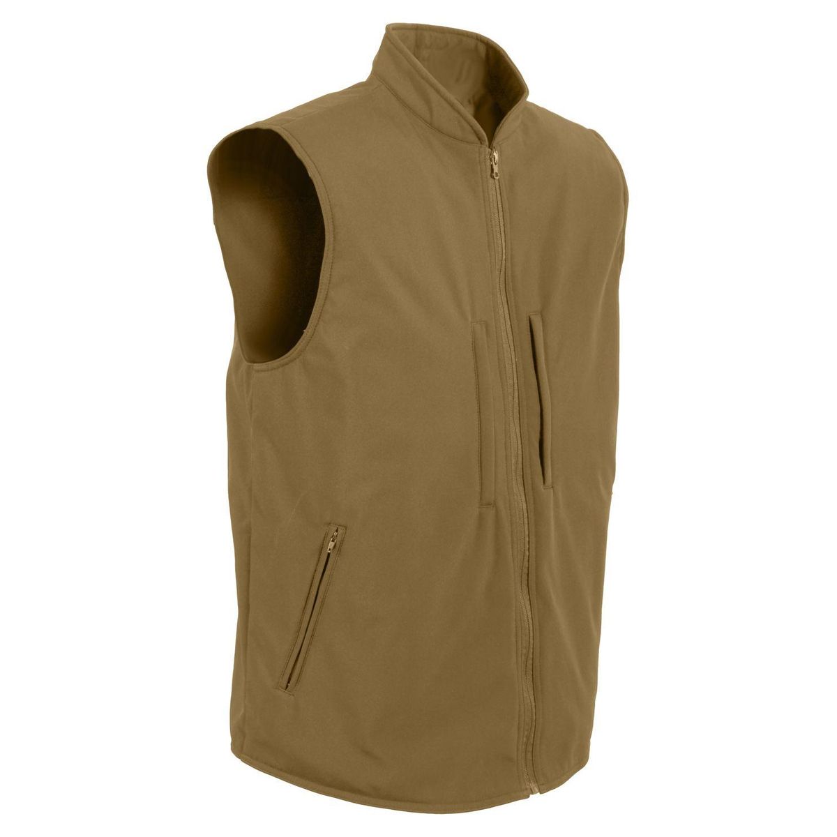 Rothco Softshell Vest m. Skjultopbevaring Coyote Brun