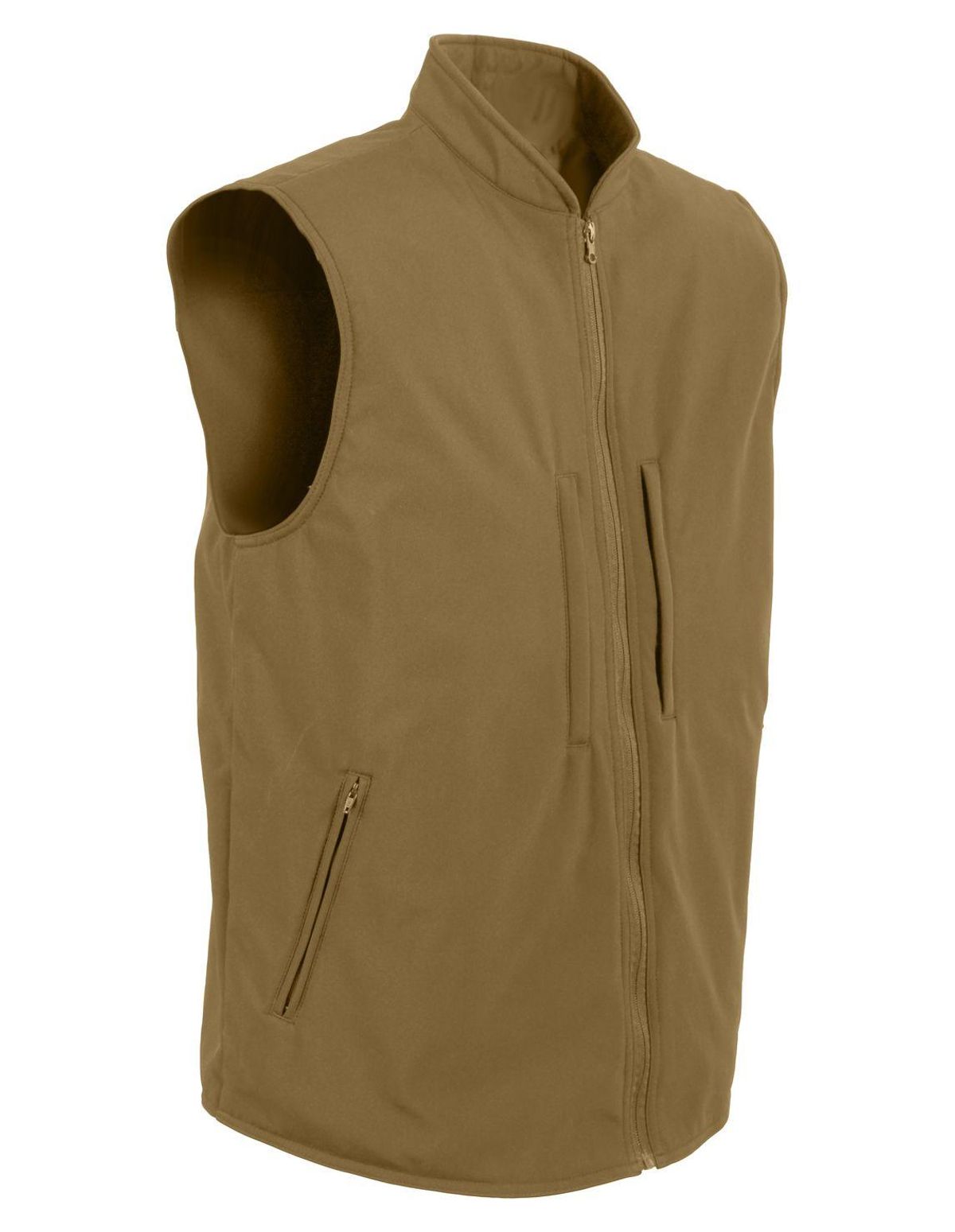 Rothco Softshell Vest m. Skjultopbevaring Coyote Brun